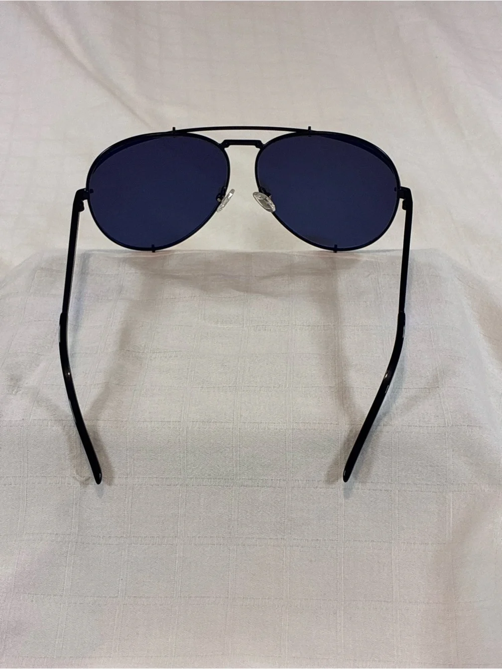 Diff Eyewear Black Aviator Sunglasses